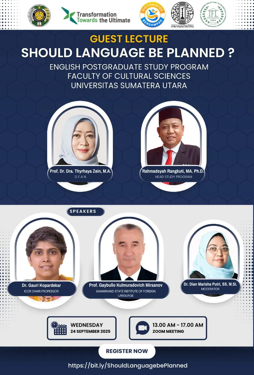 Guest Lecture Should Language Be Planned